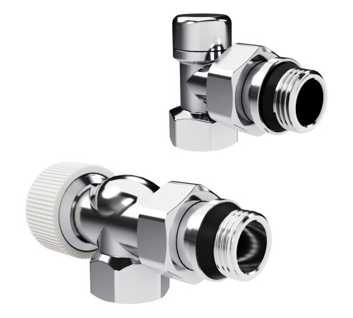 Набор термостатический осевой Royal Thermo Design 1/2"М30х1,5 (Хром)