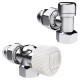 Набор термостатический осевой Royal Thermo Design 1/2"М30х1,5 (Хром)