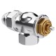 Набор термостатический осевой Royal Thermo Design 1/2"М30х1,5 (Хром)