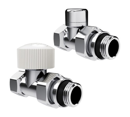 Набор термостатический прямой Royal Thermo Design 1/2"М30х1,5 (Хром)