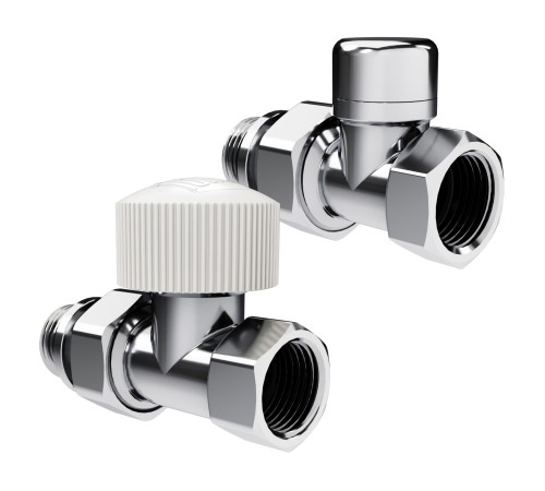 Набор термостатический прямой Royal Thermo Design 1/2"М30х1,5 (Хром)