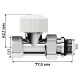 Набор термостатический прямой Royal Thermo Design 1/2"М30х1,5 (Хром)