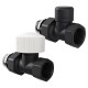 Набор термостатический прямой Royal Thermo Design 1/2"М30х1,5 (Черный)