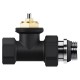 Набор термостатический прямой Royal Thermo Design 1/2"М30х1,5 (Черный)