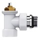 Набор термостатический угловой Royal Thermo Design 1/2"М30х1,5 (Белый)
