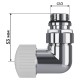 Набор термостатический трехосевой Royal Thermo Design Pro 15мм М30х1,5 (Хром)