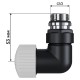 Набор термостатический трехосевой Royal Thermo Design Pro 15мм М30х1,5 (Черный)
