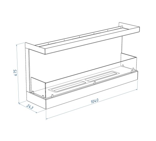 Биокамин Royal Thermo RTBFP-P1040XS