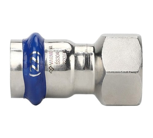 Муфта VARMEGA раструбная Inox Press ВР 15x1/2"