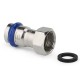 Муфта VARMEGA раструбная Inox Press с накидной гайкой 28x1"