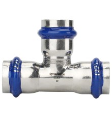 Тройник VARMEGA раструбный Inox Press 35x35x35