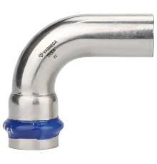 Угольник VARMEGA 90гр. однораструбный Inox Press 28x28a