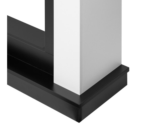 Каминокомплект:Очаг Electrolux Infinity EFP/P-1600ULS, портал Canto Long белый, черный