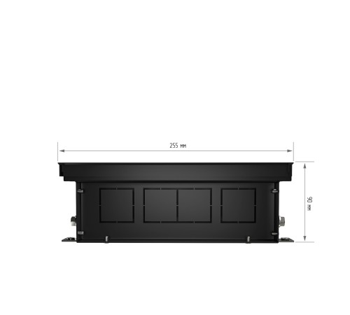 Конвектор внутрипольный Royal Thermo ATRIUM TURBO-90/250/1000-DG-U-NA