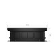 Конвектор внутрипольный Royal Thermo ATRIUM TURBO-90/250/1000-DG-U-NA