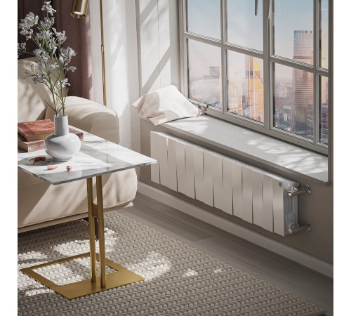 Радиатор биметаллический Royal Thermo PianoForte 200 Белый - 14 секц.