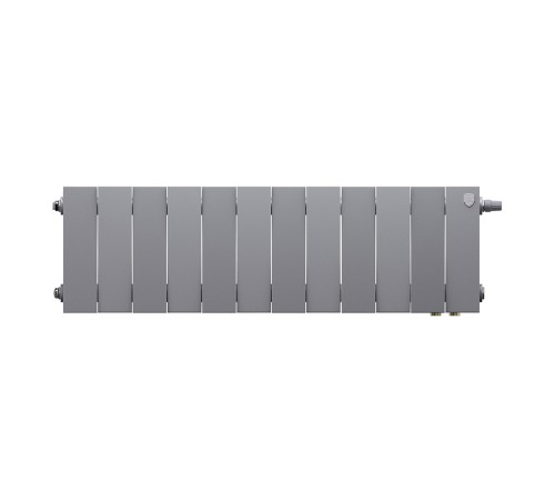 Радиатор биметаллический Royal Thermo PianoForte 200 Серебристый VR80- 12 секц.