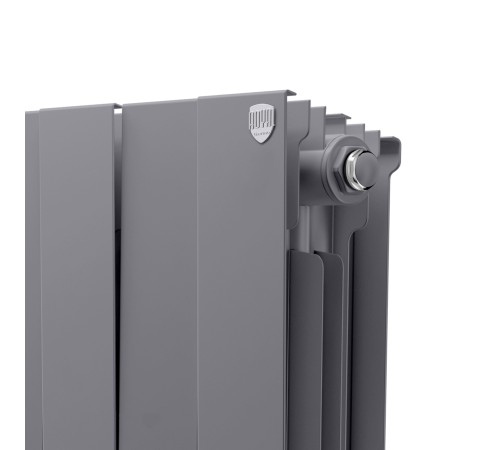 Радиатор биметаллический Royal Thermo PianoForte 200 Серебристый VR80- 12 секц.