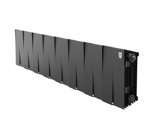 Радиатор биметаллический Royal Thermo PianoForte 200 Чёрный - 16 секц.