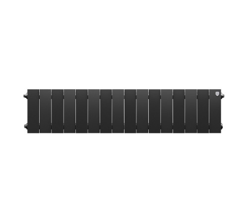 Радиатор биметаллический Royal Thermo PianoForte 200 Чёрный - 16 секц.