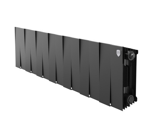 Радиатор биметаллический Royal Thermo PianoForte 200 Чёрный- 14 секц.