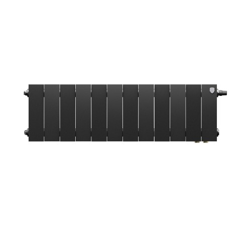 Радиатор биметаллический Royal Thermo PianoForte 200 Чёрный VR80- 12 секц.