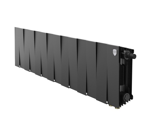 Радиатор биметаллический Royal Thermo PianoForte 200 Чёрный VR80- 14 секц.