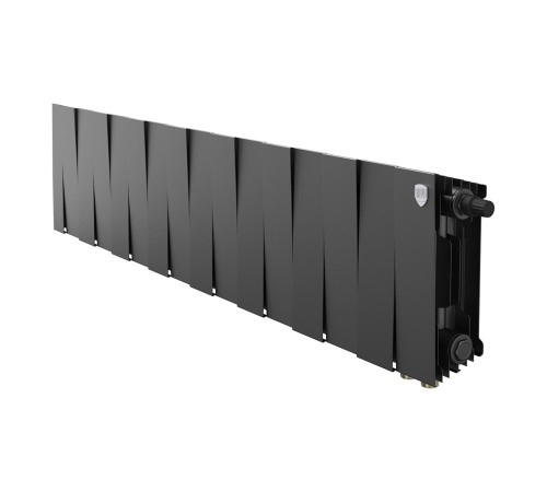 Радиатор биметаллический Royal Thermo PianoForte 200 Чёрный VR80- 16 секц.