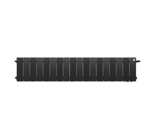 Радиатор биметаллический Royal Thermo PianoForte 200 Чёрный VR80- 18 секц.