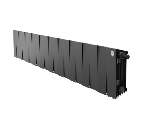 Радиатор биметаллический Royal Thermo PianoForte 200 Чёрный VR80- 20 секц.