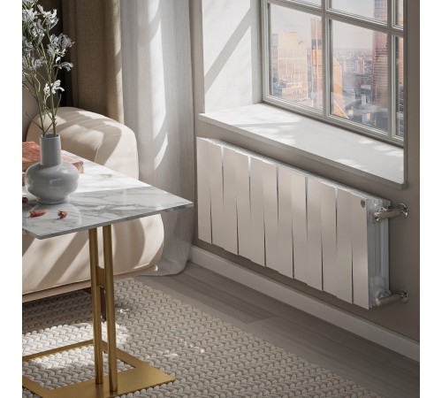 Радиатор биметаллический Royal Thermo PianoForte 300 Белый - 12 секц.