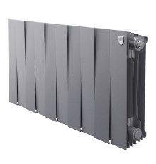 Радиатор биметаллический Royal Thermo PianoForte 300 Серебристый - 10 секц.