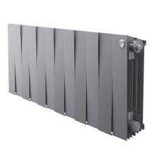 Радиатор биметаллический Royal Thermo PianoForte 300 Серебристый - 12 секц.