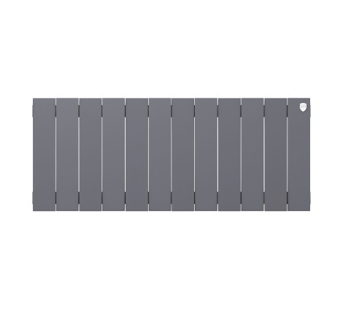Радиатор биметаллический Royal Thermo PianoForte 300 Серебристый - 12 секц.