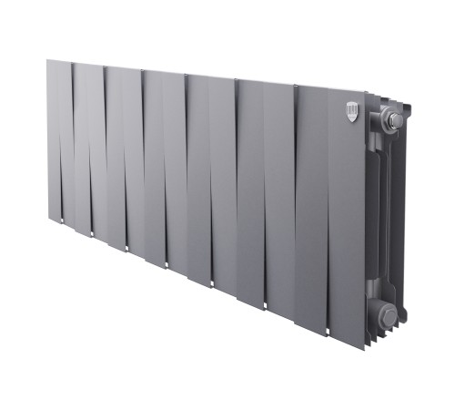 Радиатор биметаллический Royal Thermo PianoForte 300 Серебристый - 14 секц.