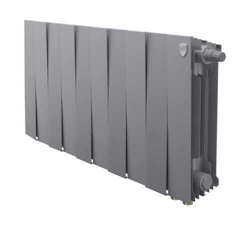 Радиатор биметаллический Royal Thermo PianoForte 300 Серебристый VR80 - 10 секц.
