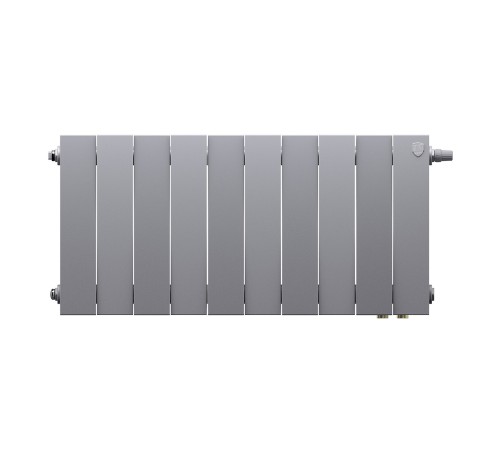 Радиатор биметаллический Royal Thermo PianoForte 300 Серебристый VR80 - 10 секц.