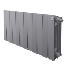 Радиатор биметаллический Royal Thermo PianoForte 300 Серебристый VR80 - 12 секц.