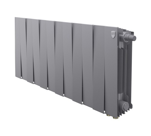 Радиатор биметаллический Royal Thermo PianoForte 300 Серебристый VR80 - 12 секц.