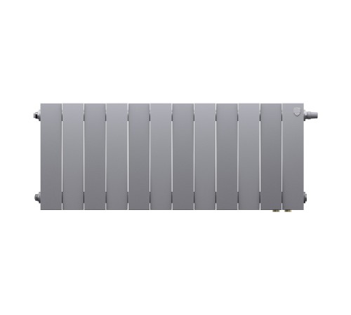 Радиатор биметаллический Royal Thermo PianoForte 300 Серебристый VR80 - 12 секц.