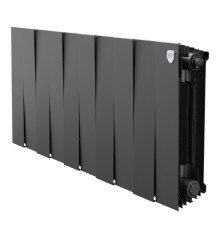 Радиатор биметаллический Royal Thermo PianoForte 300 Чёрный - 10 секц.