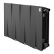 Радиатор биметаллический Royal Thermo PianoForte 300 Чёрный - 8 секц.