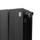 Радиатор биметаллический Royal Thermo PianoForte 300 Чёрный - 8 секц.