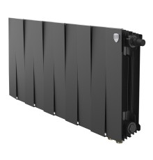 Радиатор биметаллический Royal Thermo PianoForte 300 Чёрный VR80 - 10 секц.