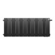 Радиатор биметаллический Royal Thermo PianoForte 300 Чёрный VR80 - 12 секц.