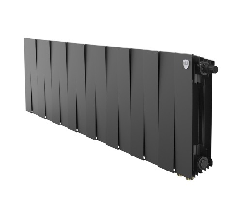 Радиатор биметаллический Royal Thermo PianoForte 300 Чёрный VR80 - 16 секц.