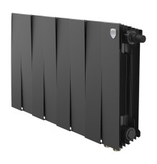 Радиатор биметаллический Royal Thermo PianoForte 300 Чёрный VR80 - 8 секц.