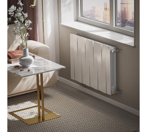 Радиатор биметаллический Royal Thermo PianoForte 500 Белый - 10 секц.