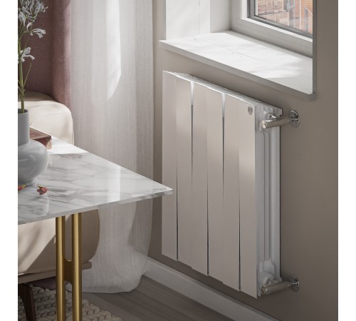 Радиатор биметаллический Royal Thermo PianoForte 500 Белый - 6 секц.