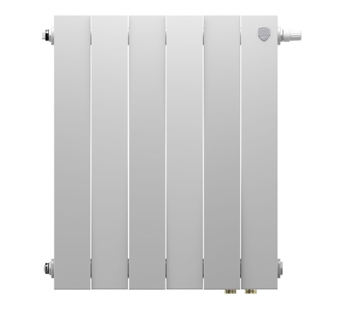 Радиатор биметаллический Royal Thermo PianoForte 500 Белый VR80 - 6 секц.
